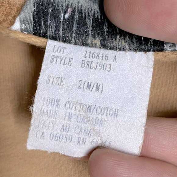 Vintage Wardrobe Essentials Yellow Embroidered BOCA Crew Neck Sweatshirt M - Picture 5 of 13